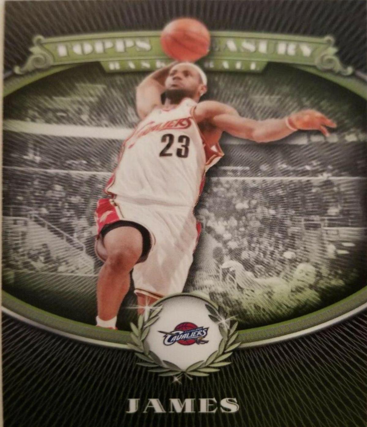 LeBron James #9 Basketball Cards 2008 Topps Treasury
