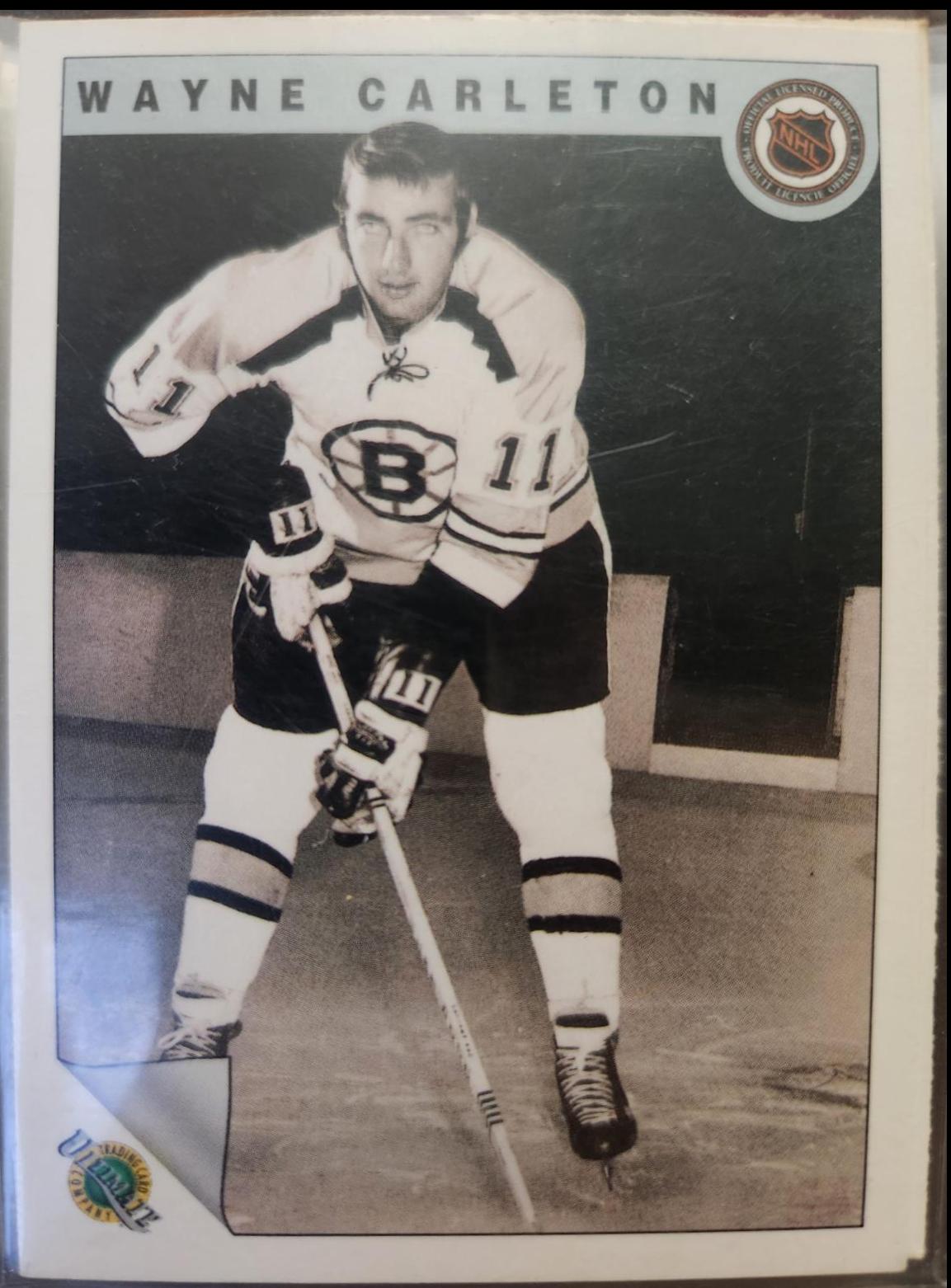 Wayne Carleton #47 1991 Ultimate Original Six Hockey