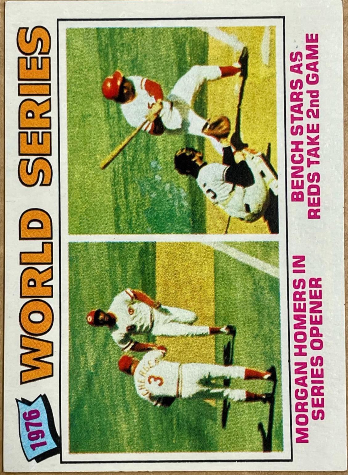 1977 World Ser. Gm. 1 & 2 [J. Morgan, J. Bench] #411