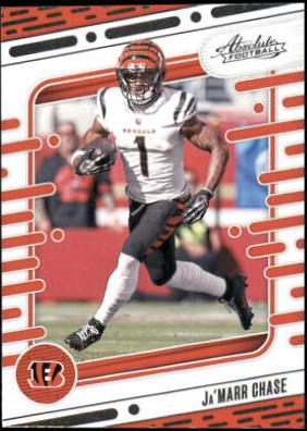 Ja'Marr Chase #22 Football Cards 2024 Panini Absolute