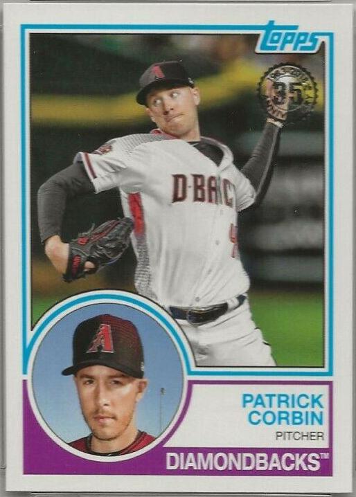 Patrick Corbin #83-29 Baseball Cards 2018 Topps Update 1983 Baseball