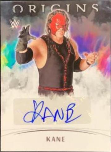 Kane #OA-KNE Wrestling Cards 2022 Panini Chronicles WWE Origins Autographs