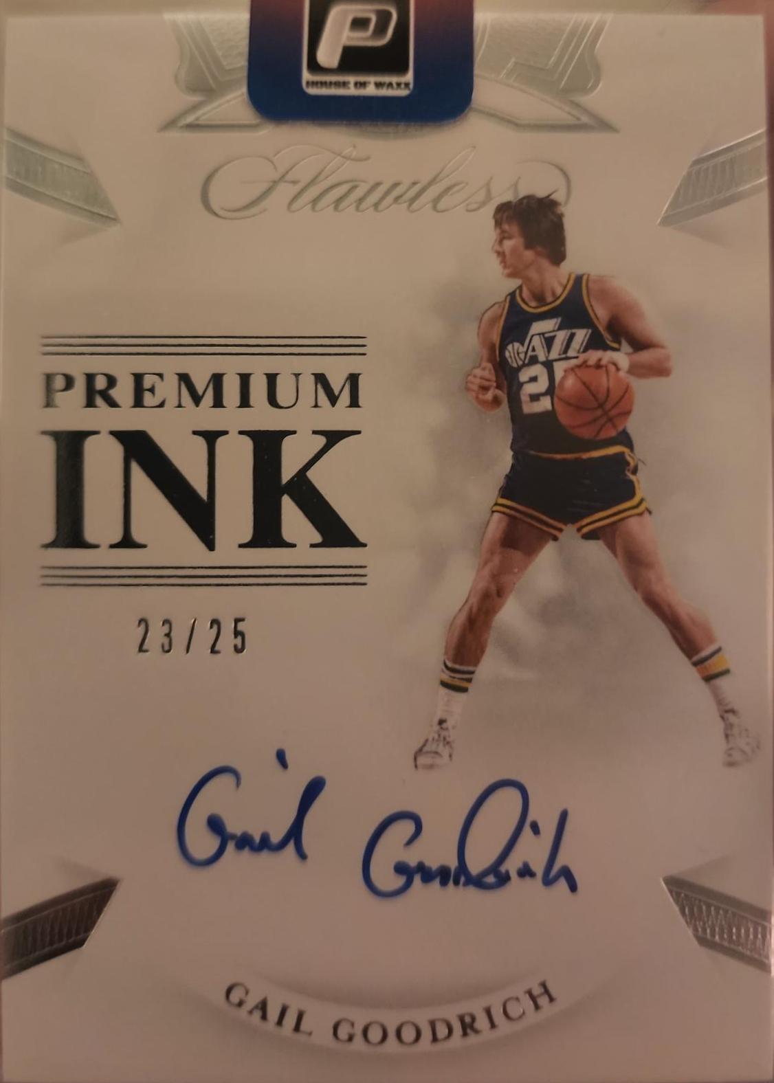 Gail Goodrich #PI-GGI Basketball Cards 2019 Panini Flawless Premium Ink