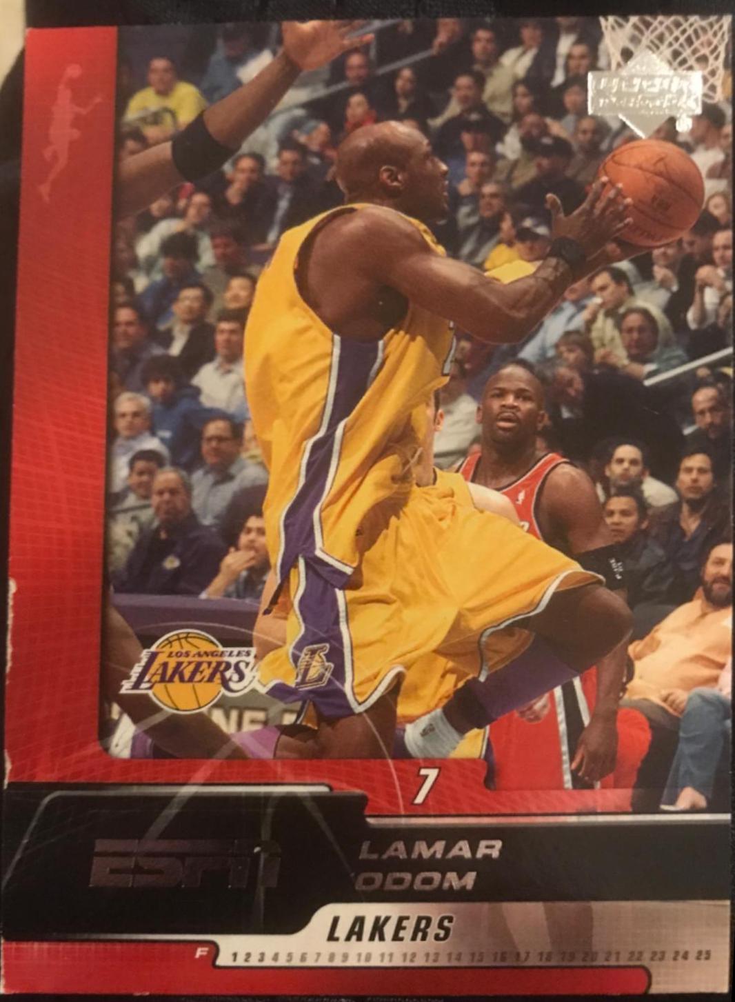 Lamar Odom #39 Basketball Cards 2005 Upper Deck ESPN