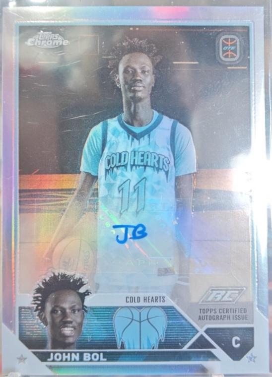 John Bol #A-JBA Basketball Cards 2023 Topps Chrome Overtime Elite Autograph