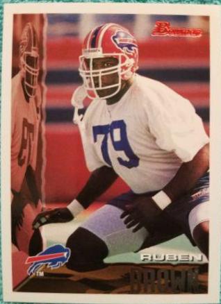 Ruben Brown #14 Football Cards 1995 Bowman