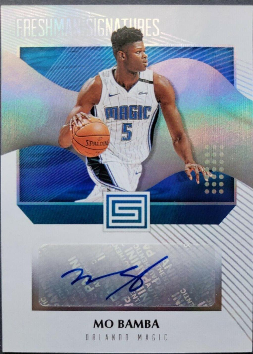 Mo Bamba #FS-MBB Basketball Cards 2018 Panini Status Freshman Signatures