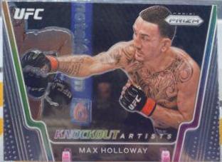 Max Holloway #12 Ufc Cards 2021 Panini Prizm UFC Knockout Artists