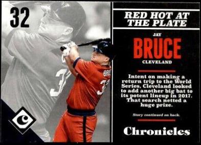Jay Bruce #4 Baseball Cards 2017 Panini Chronicles