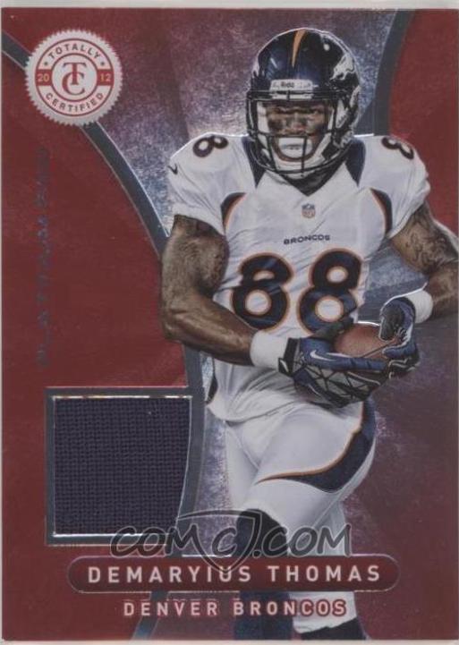 Demaryius Thomas #27 Football Cards 2012 Panini Totally Certified