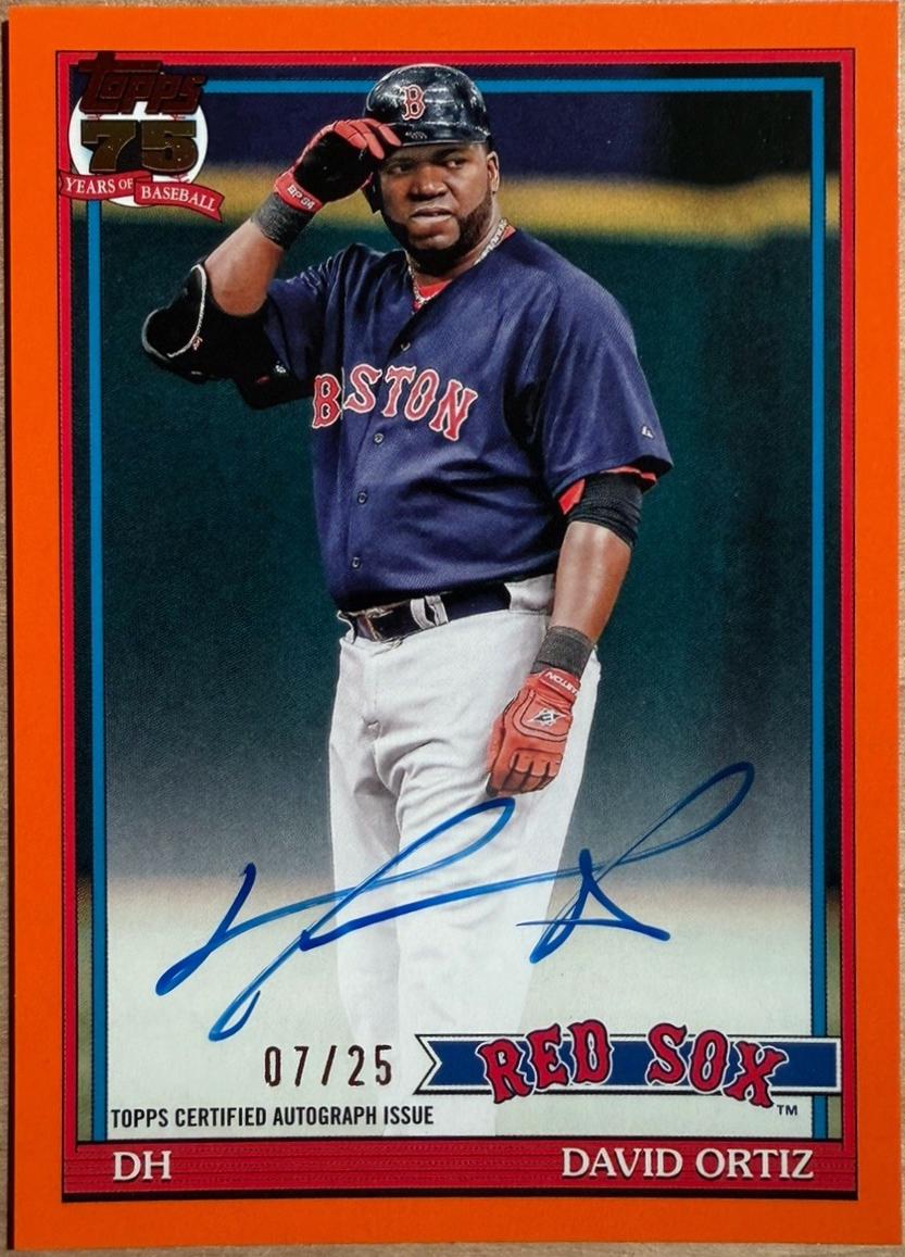 David Ortiz [Orange] #91A-DO Prices | 2026 Topps 1991 Autograph 