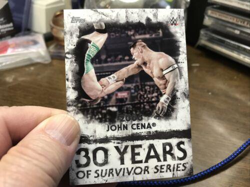 John Cena #SS-15 Wrestling Cards 2018 Topps WWE Undisputed 30 Years of Survivor Series