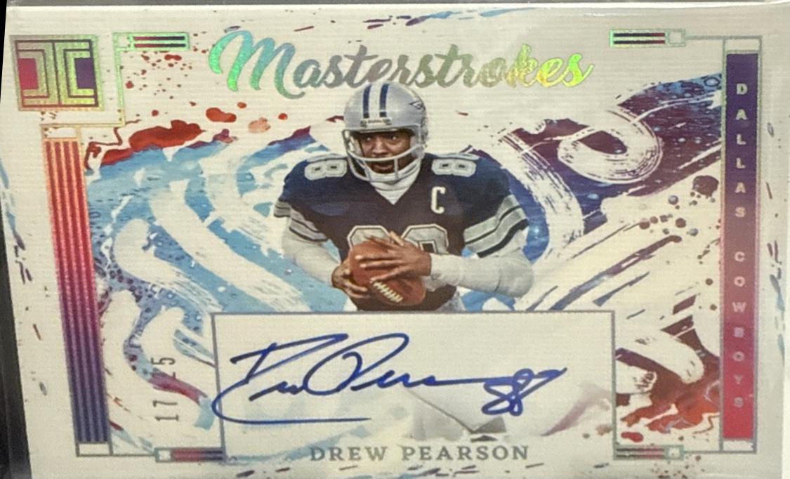 Drew Pearson #8 Football Cards 2024 Panini Impeccable Masterstrokes