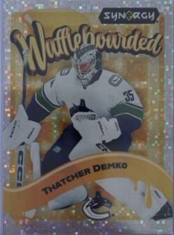 Thatcher Demko #WB-1 Hockey Cards 2024 Upper Deck Synergy Waffleboarded