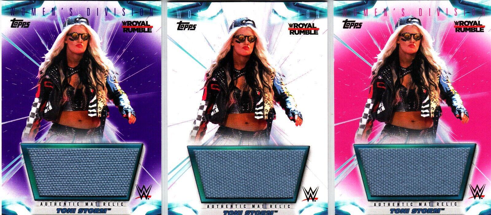 Toni Storm #MR-TS Wrestling Cards 2021 Topps WWE Women’s Division Mat Relics