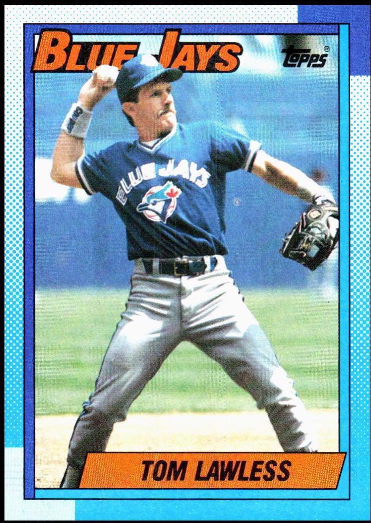 Tom Lawless #49 Baseball Cards 1990 Topps