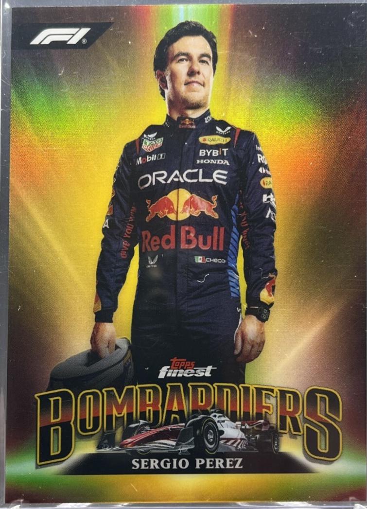 Sergio Perez #BB-2 Racing Cards 2024 Topps Finest Formula 1 Bombardiers