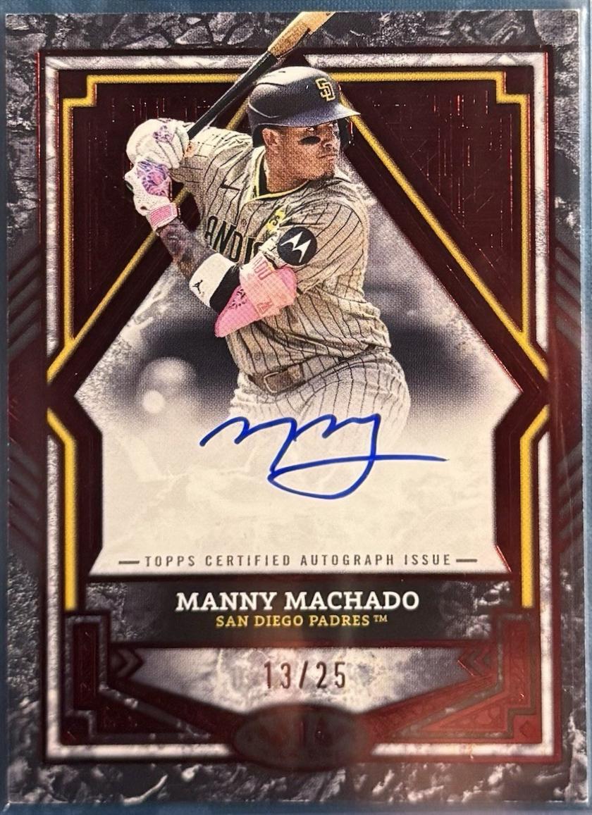 Manny Machado [Red] #BA-MMA