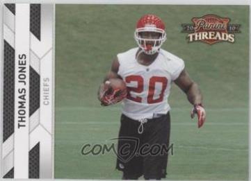 Thomas Jones #73 2010 Panini Threads Football