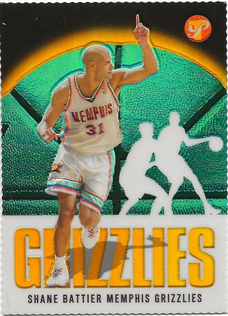 Shane Battier Gold Refractor #57 Basketball Cards 2003 Topps Pristine