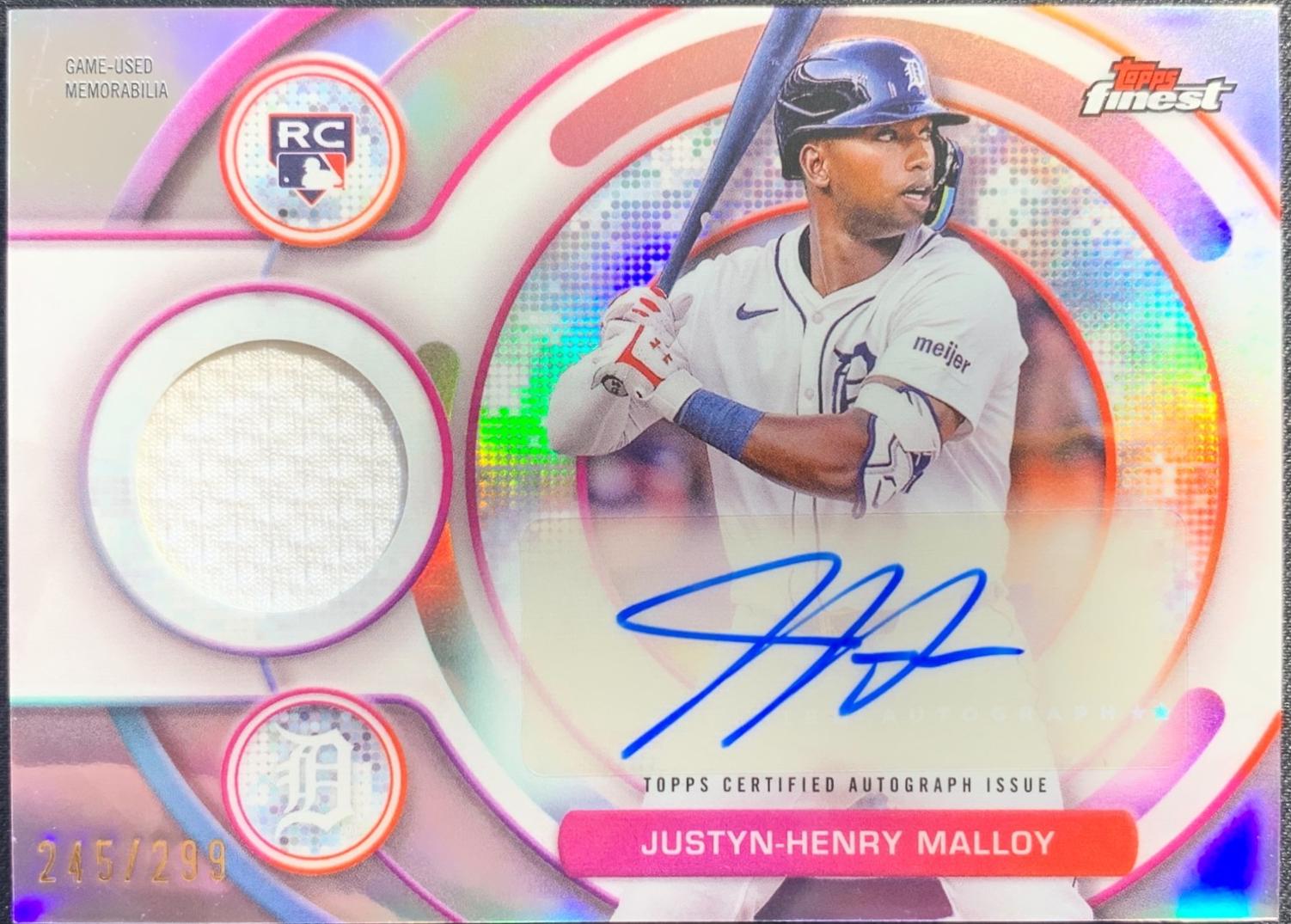 Justyn-Henry Malloy [Orange Refractor] #RAJR-JM