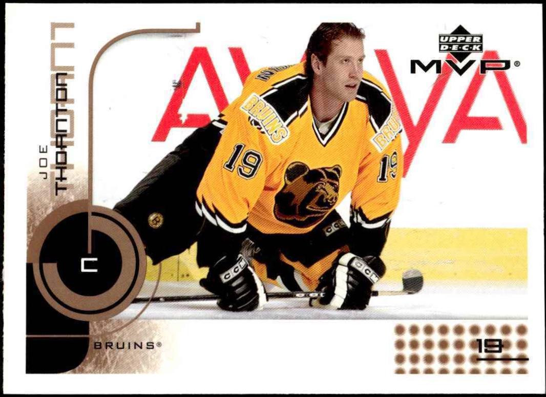Joe Thornton #14 Hockey Cards 2002 Upper Deck MVP