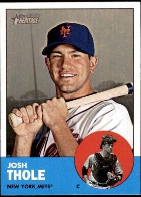 Josh Thole #27 Baseball Cards 2012 Topps Heritage