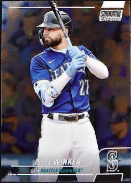 Jesse Winker #86 Baseball Cards 2022 Stadium Club Chrome