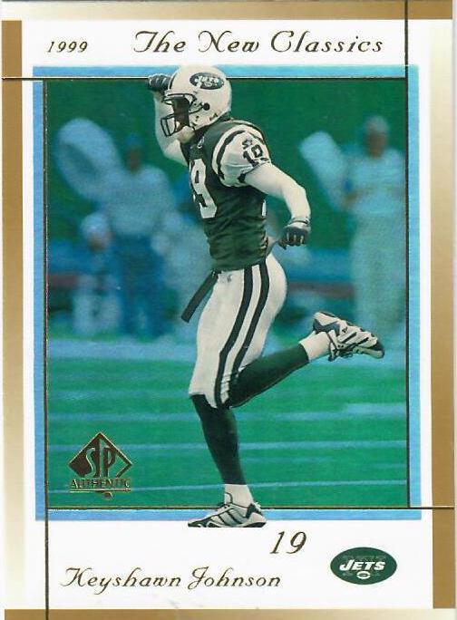 Keyshawn Johnson #NC9 Football Cards 1999 SP Authentic New Classics