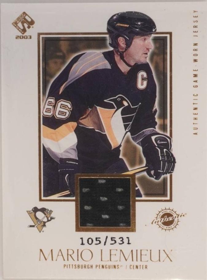 Mario Lemieux #138 2002 Pacific Private Stock Reserve Hockey