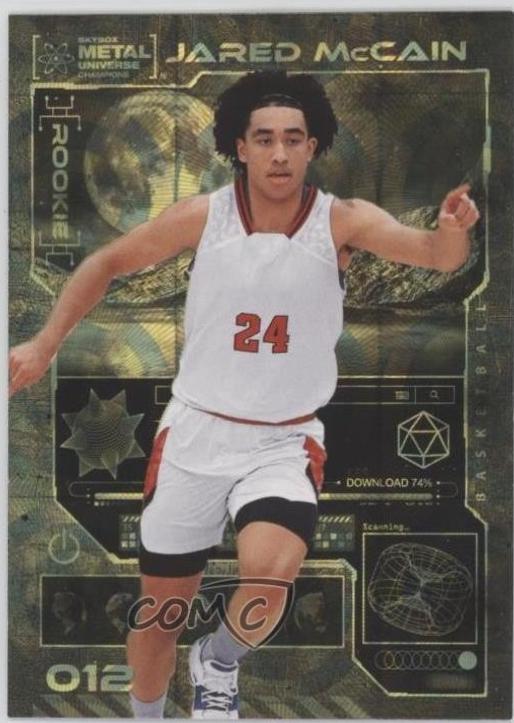 Jared McCain #12 2023 Skybox Metal Universe Champions Basketball