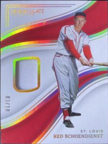 Red Schoendienst #122 2023 Panini Immaculate Baseball
