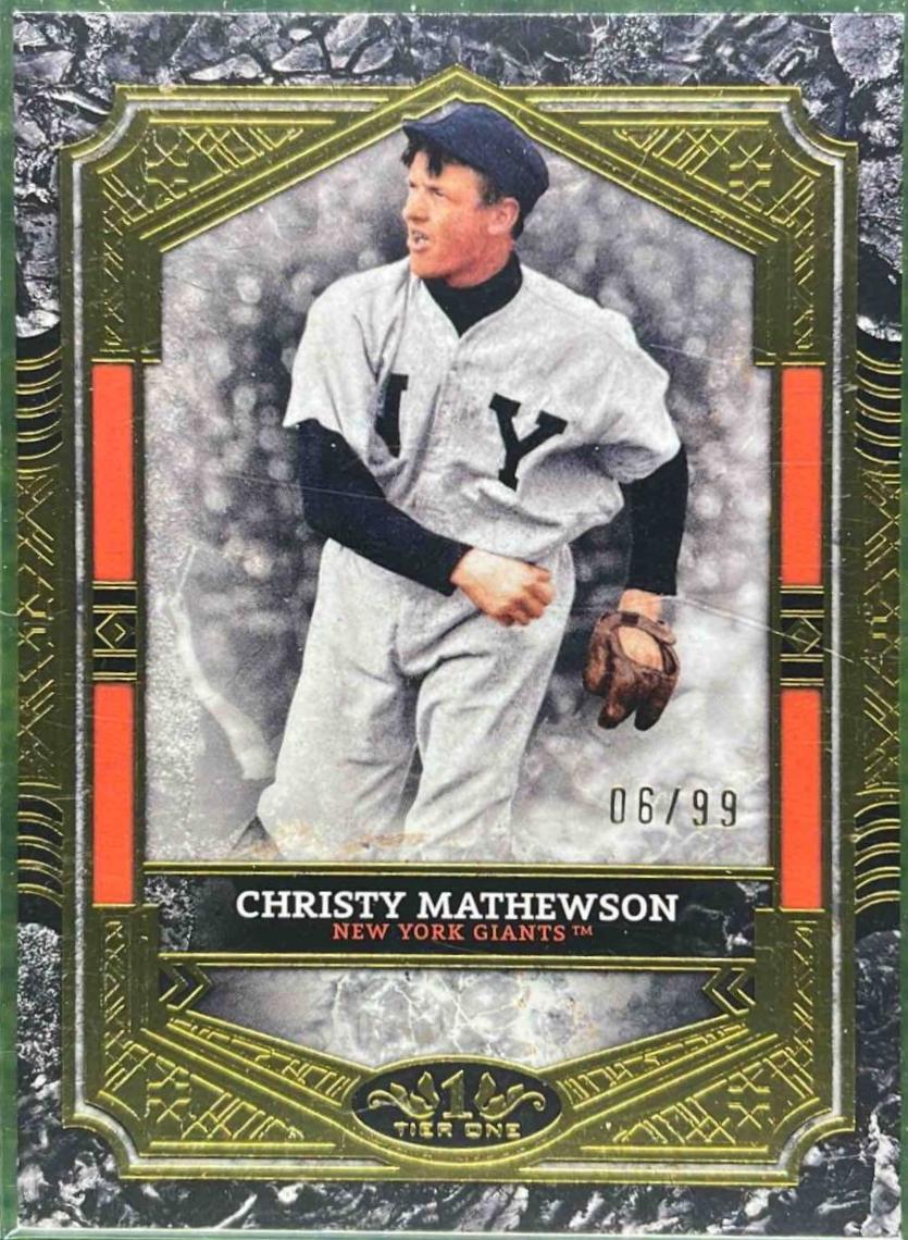 Christy Mathewson #9 2025 Topps Tier One Baseball