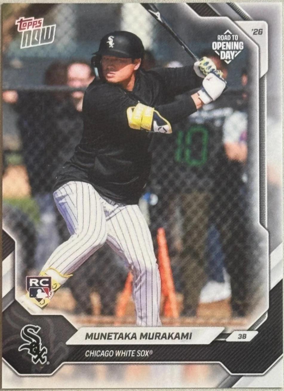Munetaka Murakami #OD-51 2026 Topps Now Road to Opening Day Baseball