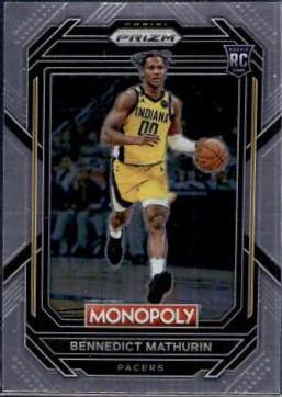 Bennedict Mathurin #36 Basketball Cards 2022 Panini Prizm Monopoly