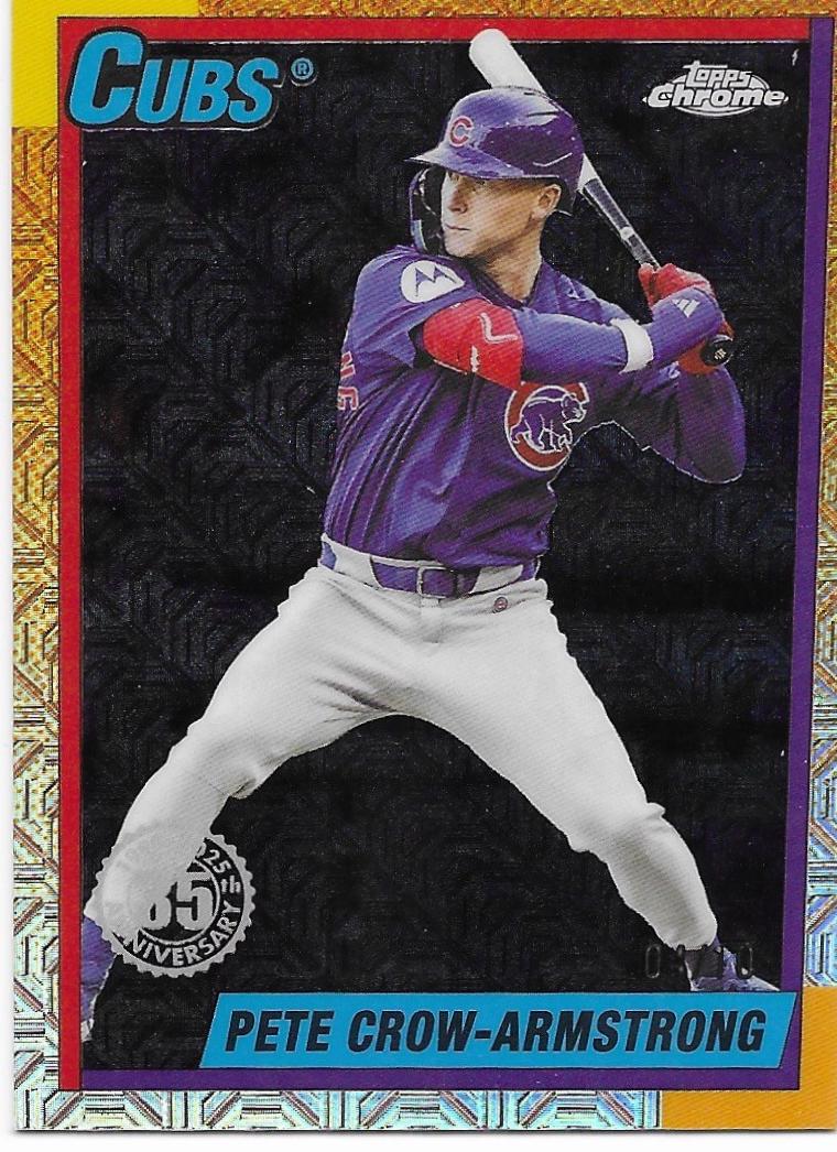 Pete Crow-Armstrong [Black] #U90C-42 Prices | 2025 Topps Update