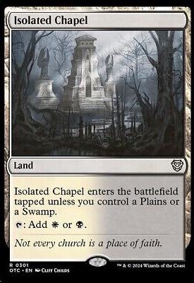 Isolated Chapel (Magic Outlaws of Thunder Junction Commander)