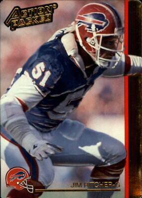 Jim Ritcher #18 Football Cards 1992 Action Packed