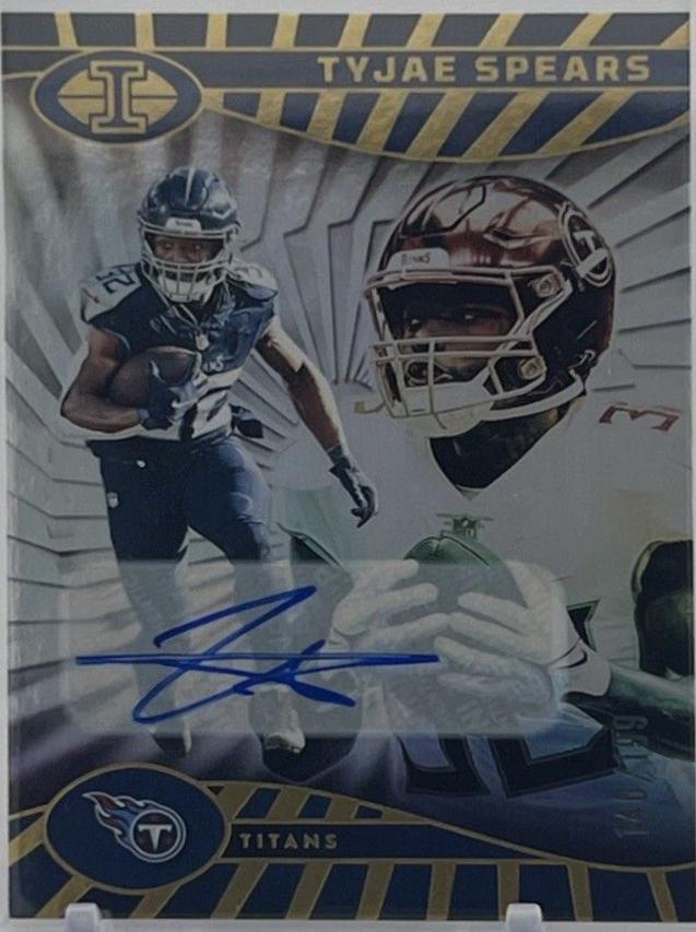 Tyjae Spears #89 Football Cards 2024 Panini Illusions Trophy Collection Signature