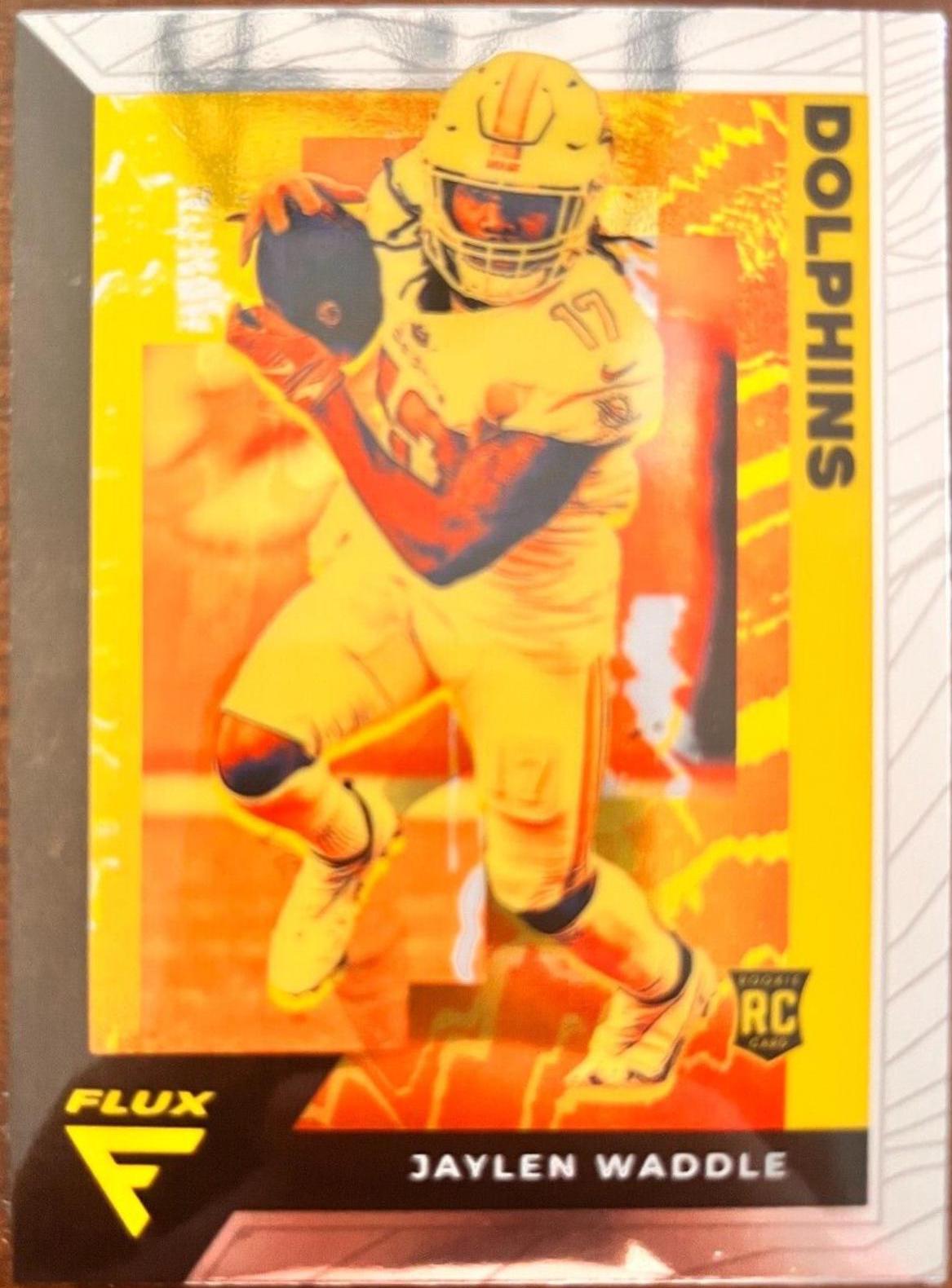 Jaylen Waddle #FX-13 Football Cards 2021 Panini Chronicles Flux Rookies