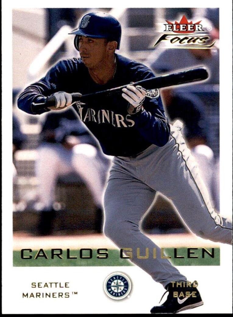 Carlos Guillen #41 Baseball Cards 2001 Fleer Focus