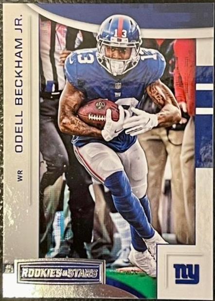 Odell Beckham Jr #5 Football Cards 2018 Panini Rookies & Stars