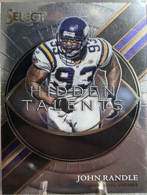 John Randle #HT-15 Football Cards 2021 Panini Select Hidden Talents