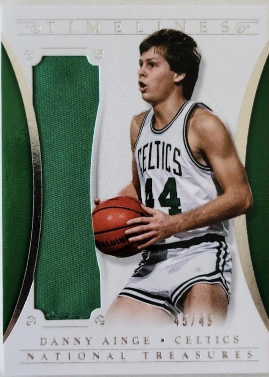 Danny Ainge #22 Basketball Cards 2013 Panini National Treasures Timelines