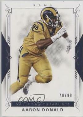 Aaron Donald #2 Football Cards 2017 Panini National Treasures