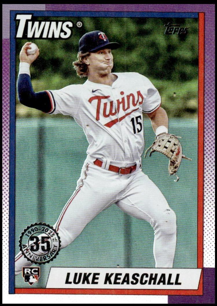 Luke Keaschall #U90-1 Prices [Rookie] | 2025 Topps Update 1990 