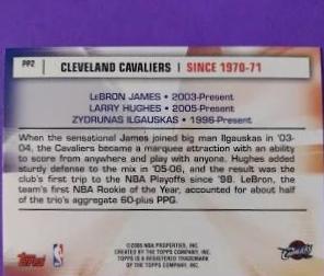 Lebron James #PP2 Basketball Cards 2006 Topps Pride of the Program