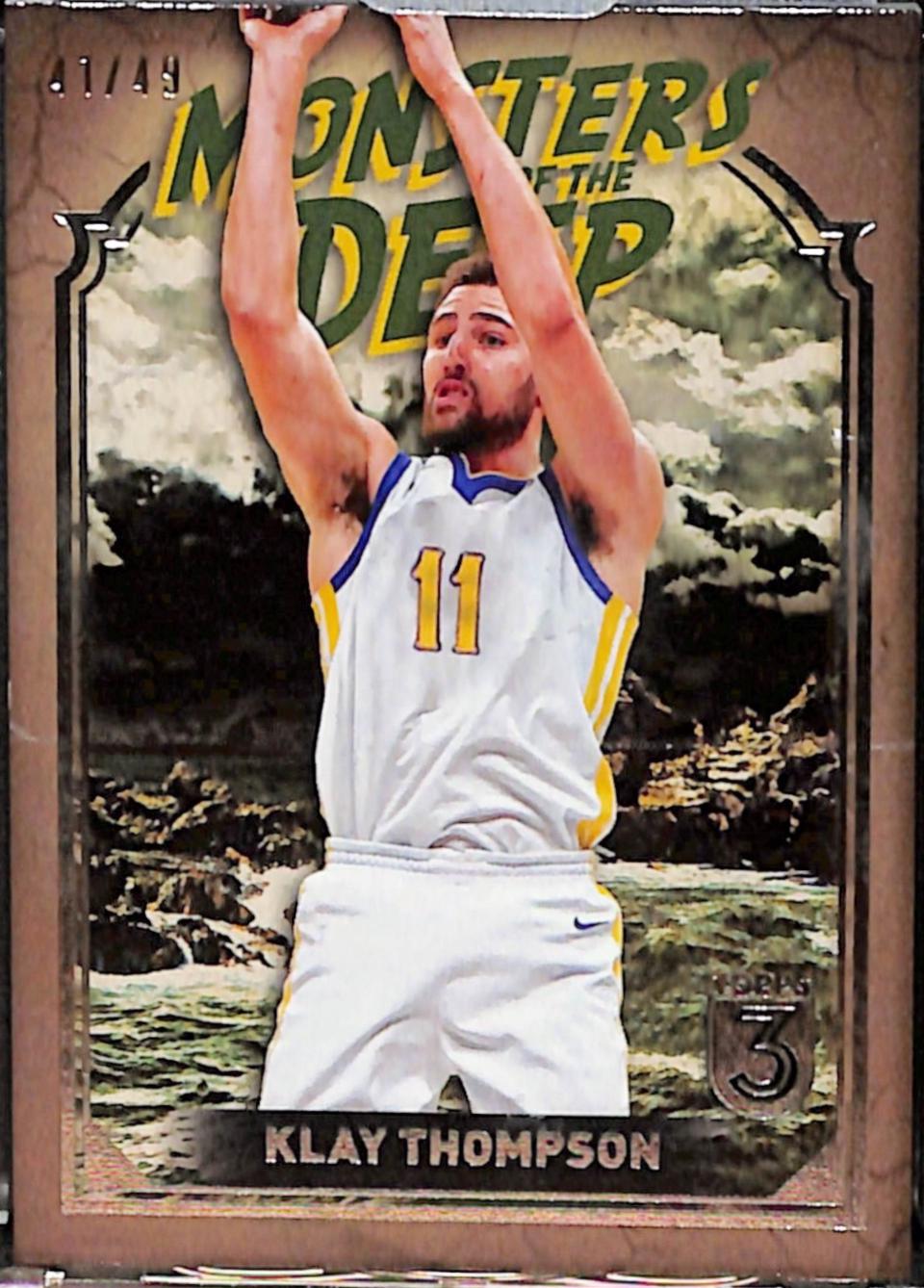 Klay Thompson #MD-1 Basketball Cards 2023 Topps Three Monsters of the Deep