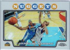 Carmelo Anthony [Refractor] #15 Prices | 2008 Topps Chrome