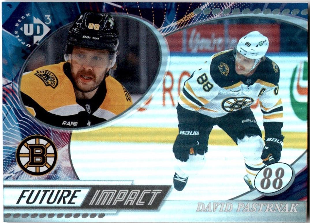 David Pastrnak #UD3-2 Hockey Cards 2024 Upper Deck UD3